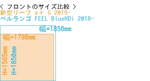 #新型リーフ e＋ G 2019- + ベルランゴ FEEL BlueHDi 2018-